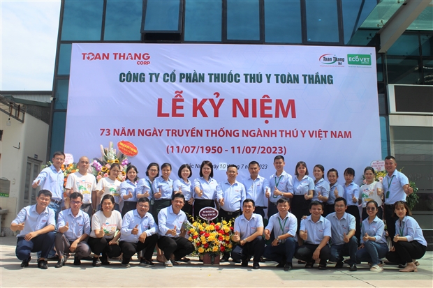 Công ty CP Thuốc Thú Y Toàn Thắng - Chào mừng ngày thành lập ngành thú y 11/07/2023