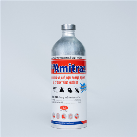 ECO AMITRAZ - Đặc trị hiệu quả ve ghẻ, bọ mạt, bọ chét, ký sinh trùng ngoài da.
