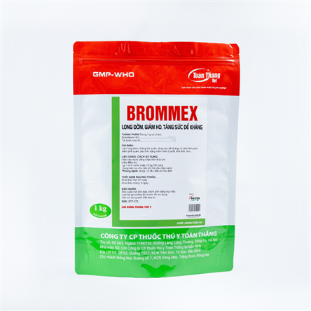 BROMMEX - LONG ĐỜM, GIẢM HO, TẮNG SỨC ĐỀ KHÁNG.