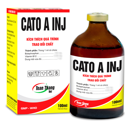 CATO A INJ - Kích thích quá trình trao đổi chất.