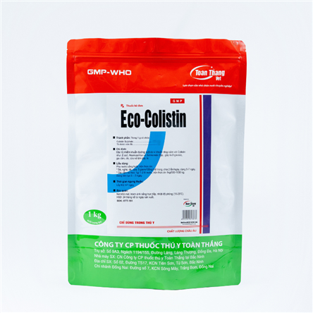 ECO - COLISTIN - Đặc trị nhiễm khuẩn đường tiêu hóa do vi khuẩn.