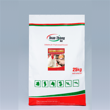 ECOMIXI CUSTOMIX - THỨC ĂN BỔ SUNG VITAMIN VÀ KHOÁNG CHẤT CHO GIA SÚC, GIA CẦM