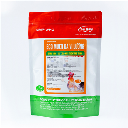 Eco Multi Đa Vi Lượng - Bung lông, bật cựa, kích thích tăng trọng