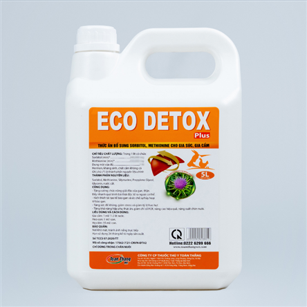 ECO - DETOX PLUS - Giải độc, tăng cường chức năng và tái tạo tế bào gan, thận