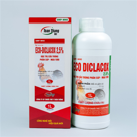 Eco Diclacox 2,5% - Điều trị cầu trùng, phân sáp, máu tươi
