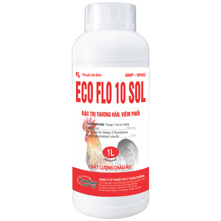 Eco Flo 10 Sol - ĐẶC TRỊ THƯƠNG HÀN, VIÊM PHỔI.