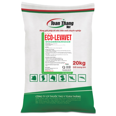 ECO - LEVAVET PREMIX - Đặc trị các loại giun đường tiêu hóa, phổi ở gia súc, gia cầm