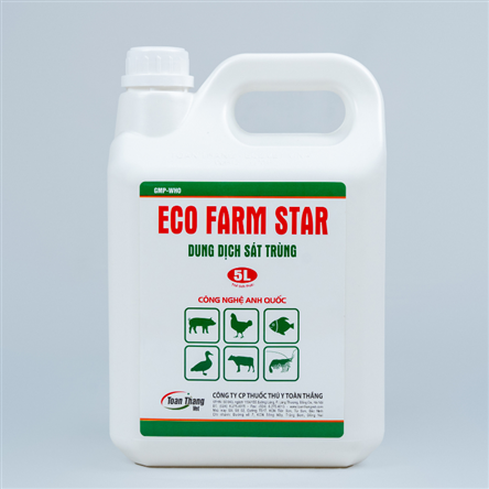 ECO - FARM STAR - Dung dịch sát trùng  tiêu diệt virus, vi khuẩn, phòng bệnh