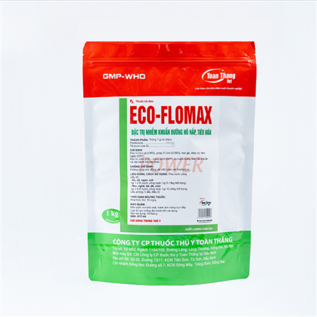 ECO - FLOMAX POWER  - Đặc trị bệnh nhiễm khuẩn đường hô hấp, tiêu hóa