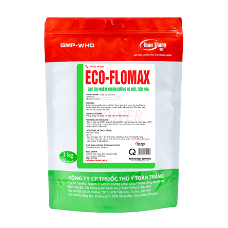 ECO - FLOMAX POWER  - Đặc trị bệnh nhiễm khuẩn đường hô hấp, tiêu hóa