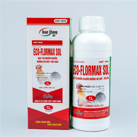 Eco Flormax Sol - Đặc trị nhiễm khuẩn đường hô hấp, tiêu hóa