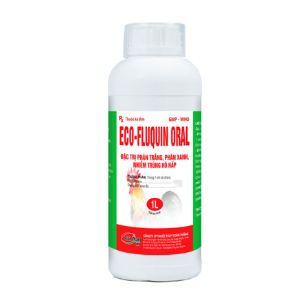 ECO FLUQUIN ORAL - Special treatment for white stools, green stools, respiratory infections