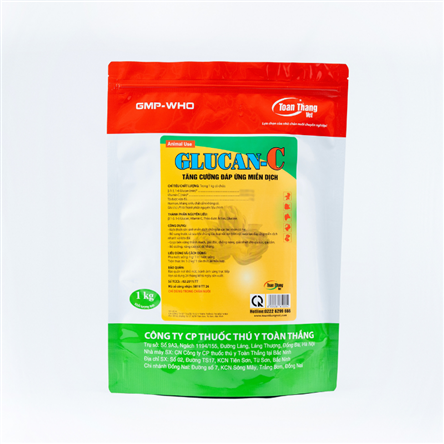 GLUCAN-C - CHẾ PHẨM SINH HỌC TĂNG MIỄN DỊCH GIÚP GIẢM TIÊU CHẢY VÀ TĂNG TRỌNG