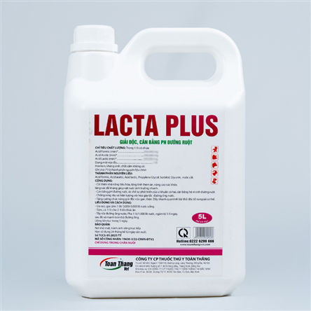 LACTA PLUS  - Giảm độc, cân bằng ph đường ruột, phòng ngừa tiêu chảy