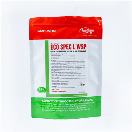 ECO - SPEC L WSP - Đặc trị nhiễm khuẩn đường hô hấp.