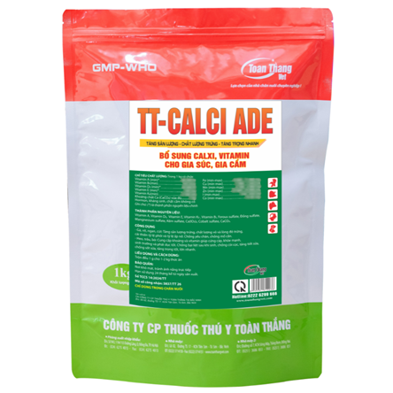 TT- CALCI.A.D.E - Bổ sung calci, vitamin và khoáng chất cho gia súc, gia cầm