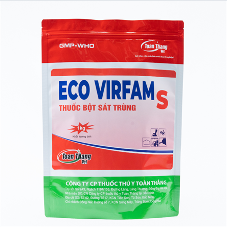 ECO - VIRFAM S - Thuốc bột sát trùng.